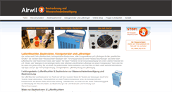 Desktop Screenshot of airwil.com